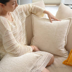 Mellow Touch Chenille Solid Textured Cushions