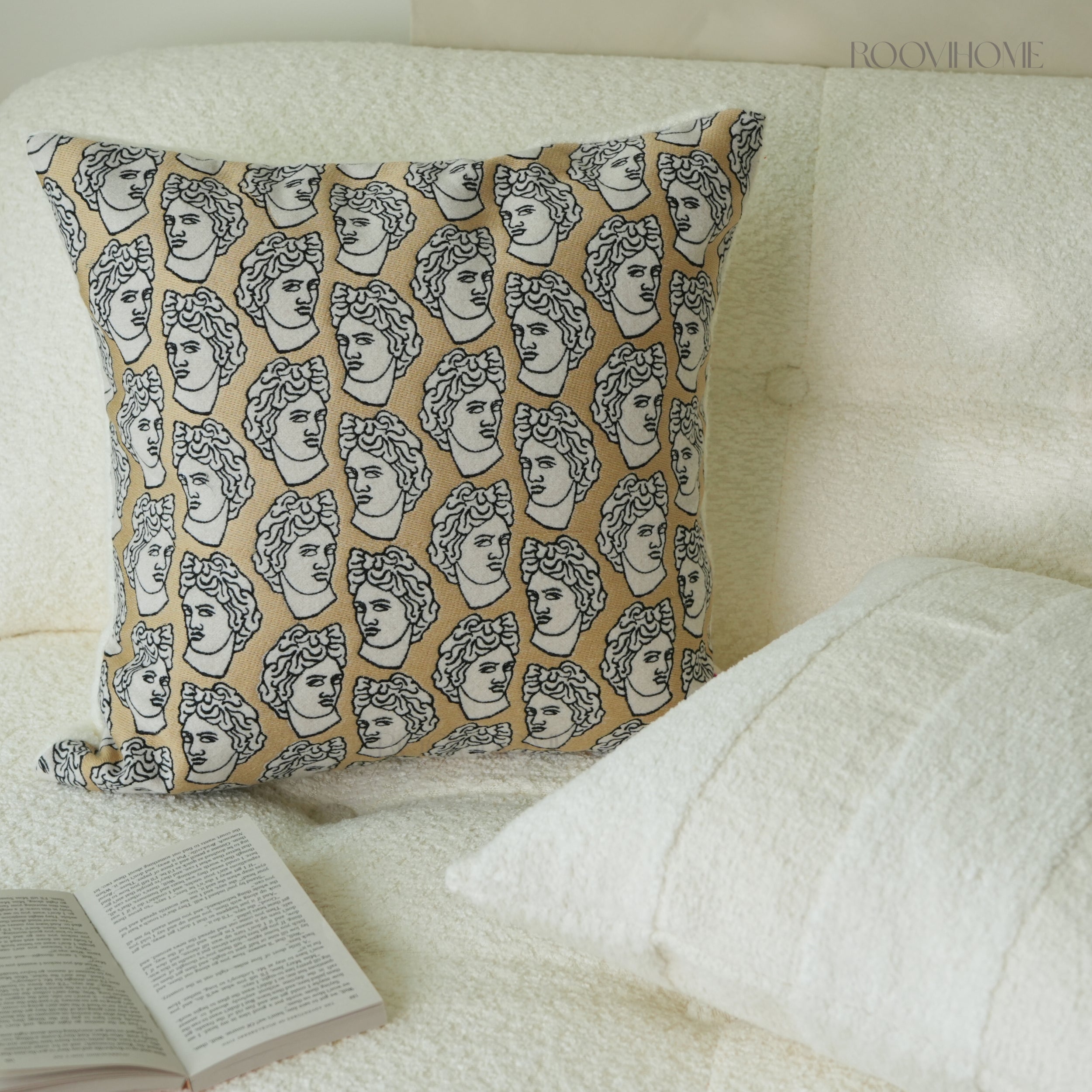 David Statue Modern artistic Decorative Cushions