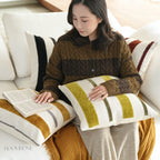 Cozy Chenille Retro Stripe Cushions
