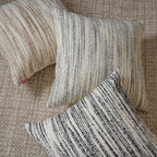Muted Field Striped Cushion