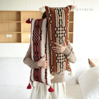 Tribe Echo Retro Embroidered Bolster Cushions