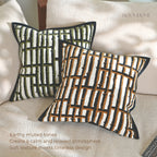 Mid-century Modern Geometric Stripes Decorative Cushions