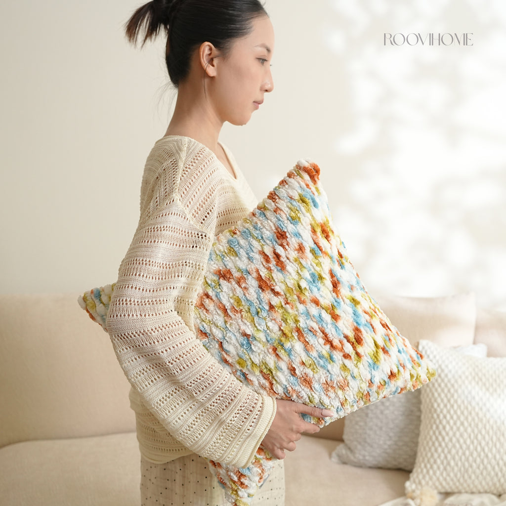 Cozy Chunky Shaggy Boucle Cushions