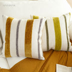 Cozy Chenille Retro Stripe Cushions