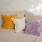 Mellow Touch Chenille Solid Textured Cushions