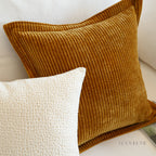 Ivory & Black Leopard Embroidery Cushion