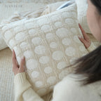 Dimensional Comfort Geometric Embossed Quilted Cushions