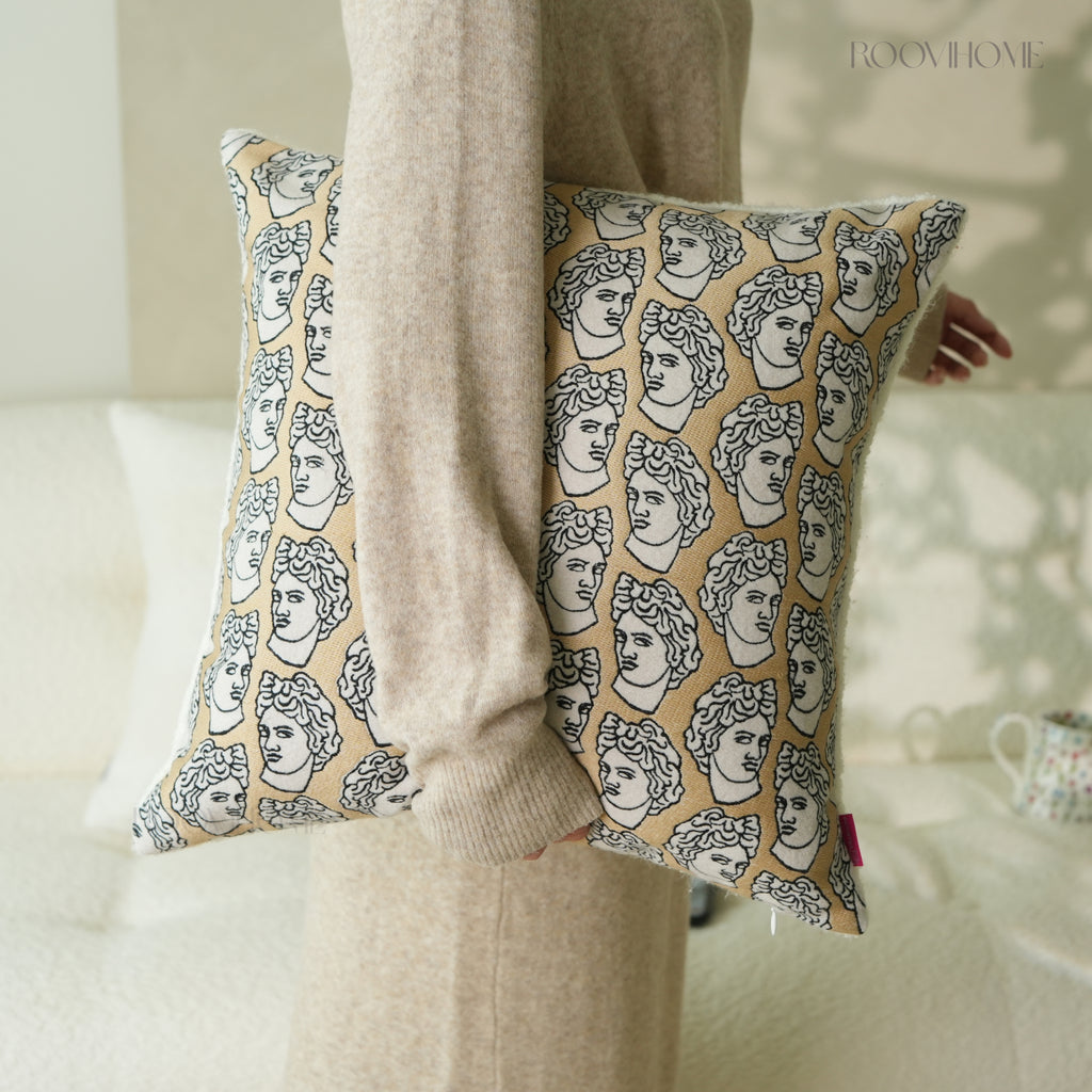 David Statue Modern artistic Decorative Cushions
