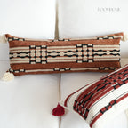 Tribe Echo Retro Embroidered Bolster Cushions