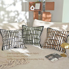 Mid-century Modern Geometric Stripes Decorative Cushions