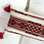 Tribe Echo Retro Embroidered Bolster Cushions