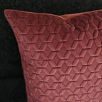 Structured Quilting Velvet Cushion Set