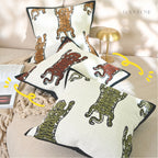 Wandering Tiger Woven Cushion