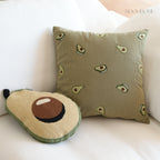 Fruit-Shaped Towel Embroidered Cushion