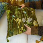 Velvet Garden Floral Cushion