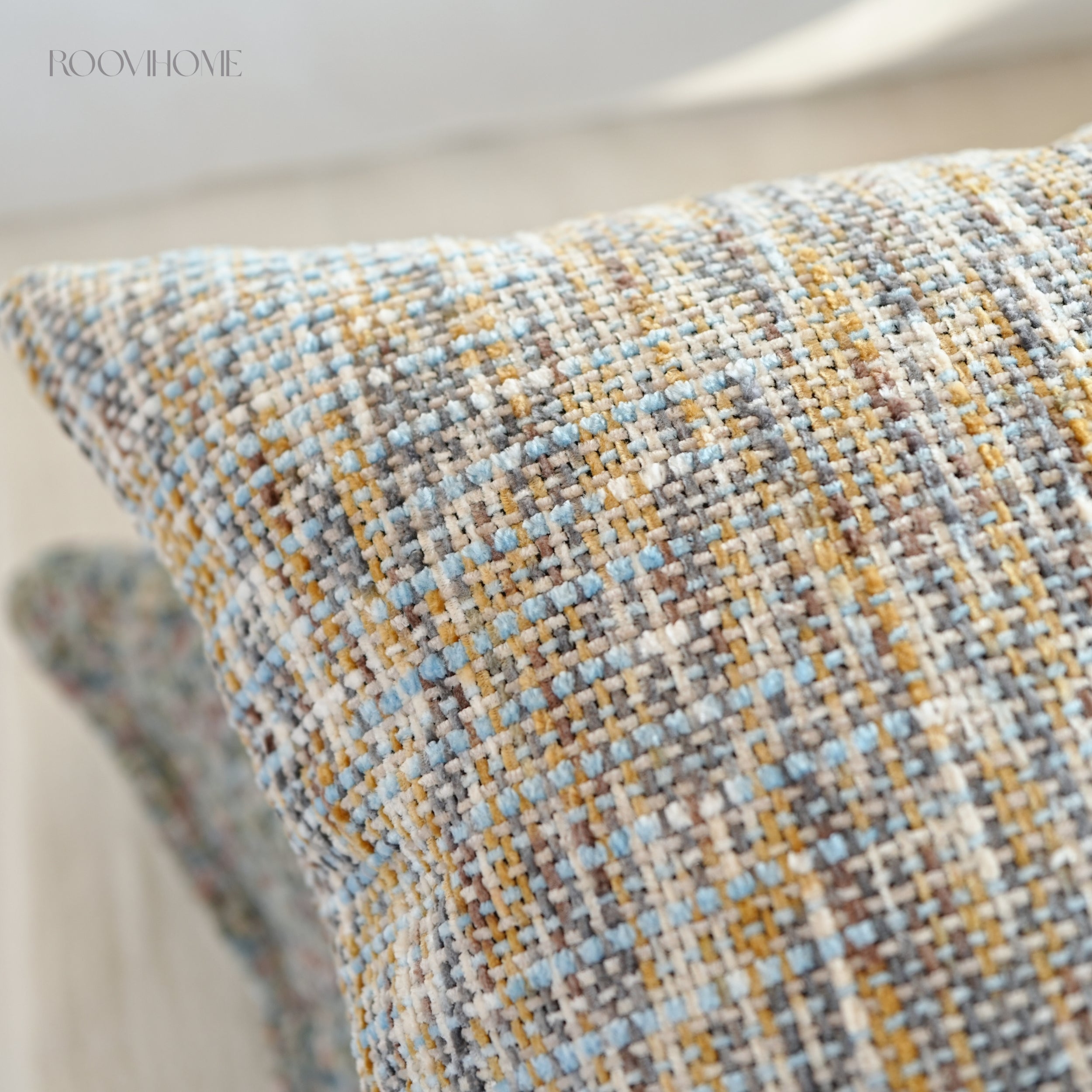 Soft Tweed Multicolor Woven Cushions