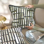 Mid-century Modern Geometric Stripes Decorative Cushions