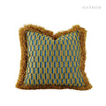 Retro Geometric & Floral Jacquard Cushions Combo